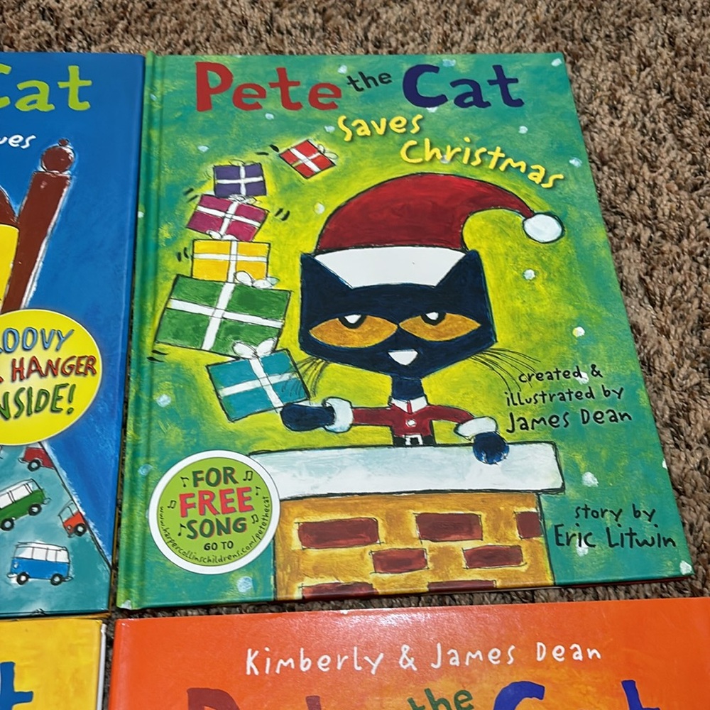 Pete The Cat Lot Of 4 Hardcover Large Books - Picture 3 of 4